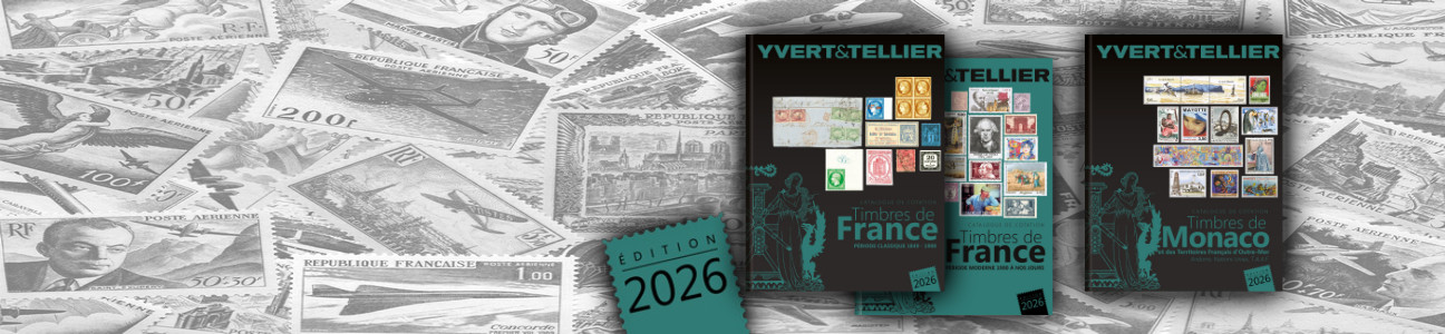PRÉVENTE CATALOGUES YVERT 2026